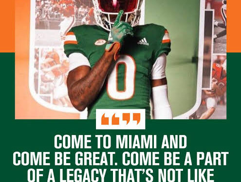 Done Deal:five-star DB Zaquan Patterson Announce his commitment to miami Hurricanes for a new season!!
