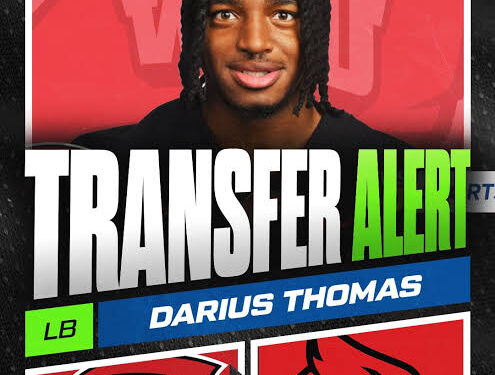 SHOCK!!:Former Western Kentucky Transfer LB Darius Thomas Commits to Louisville….