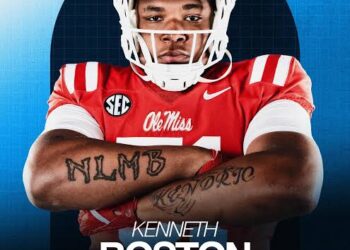 Bold Step:2025 Offensive Tackle Kenneth Boston Commits to Ole Miss Over Texas….