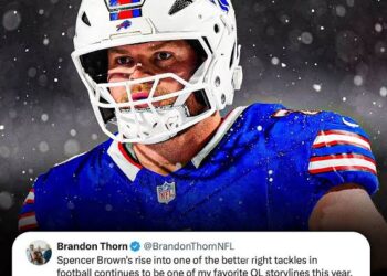 Breaking:right tackle Spencer Brown agree to 4-year contract extension,He explains his Reasons for signing….