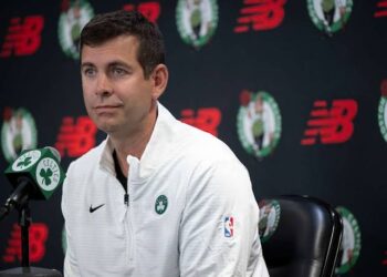 The C’s also boast what’s widely considered the most talented top six in the Association. But they have a vacant roster spot that their president of basketball operations, Brad Stevens, stated, “I think we just have to see number one is if there’s somebody that….