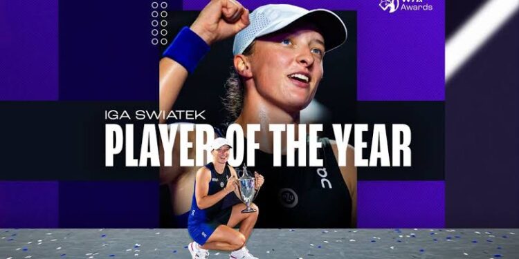 Iga Świątek Crowned WTA Player of the Year in Spectacular Fashion…