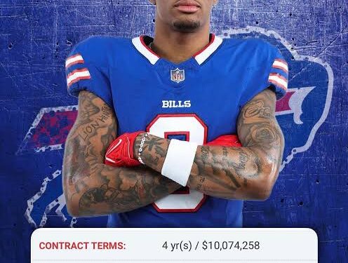 Just In:WR Keon Coleman Bagged a Massive Four – Years Contract With Bills mafia Setting a New Record!!