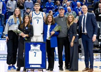 Fans, Friends and Family Celebrating Andrew Carr Victory