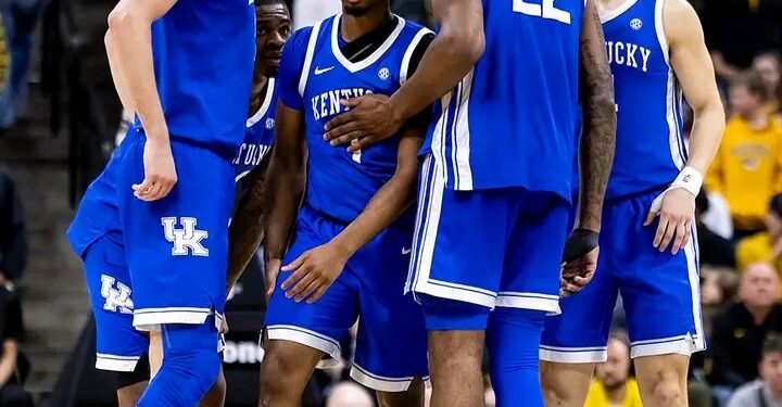 The Coach, Mark Pope, Comforts His Player After Tough Game