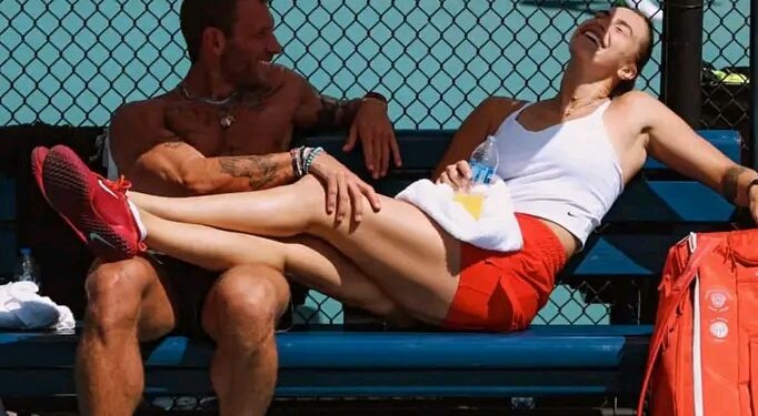 Aryna Sabalenka  With Her Boyfriend Having a Good time