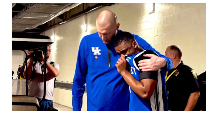 Mark Pope, Lamont Butler Share Emotional Moment After Kentucky’s NCAA Tournament Loss