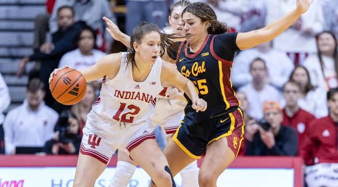 No. 2 USC Women’s Basketball Holds Off Hoosiers For 84-79 Win And Ticket To….