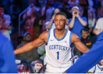 In his first season on the job, Mark Pope leads the Kentucky Wildcats back to the Sweet 16 for the first time in six years. Koby Brea was the offensive star of the night.