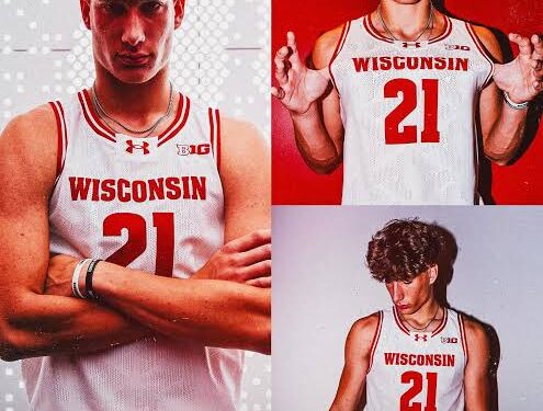 Wisconsin Badgers Freshman Will Garlock Overcome with Emotion After Receiving Prestigious Michael Jordan MVP, NBA Sportsmanship Award, and J. Walter Kennedy Award….
