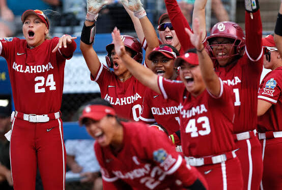 Congratulations!!:Oklahoma wins record fourth straight NCAA softball title, beating Texas 8-4 for 2-….