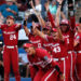 Congratulations!!:Oklahoma wins record fourth straight NCAA softball title, beating Texas 8-4 for 2-….