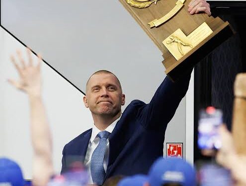 Official Announcement:Mark Pope has been Recognized, as the Best  All-Time  Coach In Kentucky Football History, receiving a prestigious award….