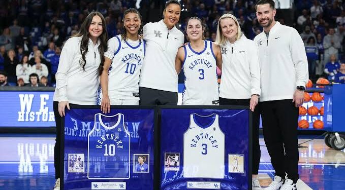 Forever in Our Hearts:Coach Calls Georgia Amoore the Best Point Guard in Program History, Predicting WNBA Success…Georgia Amoore ,the Kentucky Wildcats Women’s Basketball team’s Standout Point guard, is expected to enter the 2025 WNBA draft. Her Outstanding play,including a recent 43-point performance that led No.12 Kentucky past No 13 Oklahoma,has attracted….