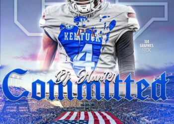 Locked In:”Kentucky Snags 2027 quarterback DJ Hunter, No.1 Overall, Over top SEC big Offers.Clemson, Virginia Tech, Tennessee”…..