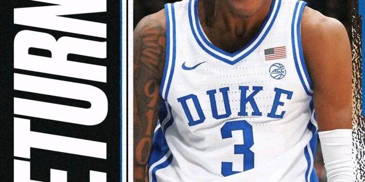 Following his victorious return to the Duke Blue Devils, Isaiah Evans sends a heartfelt message to Duke fans.