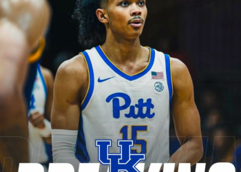 BOOM! Kentucky gets one of their top targets! A 4⭐️, top-20 transfer Jaland Lowe averaged 16.8 PPG and 5.5 APG this past season for Pitt. One of the best playmakers in the portal.