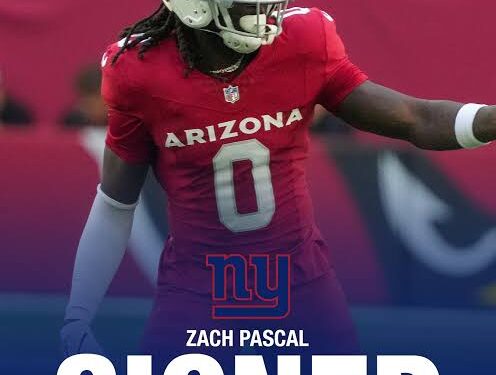 Zach Pascal Astonishes the NFL World by Unexpectedly Signing to New York Gaints…..