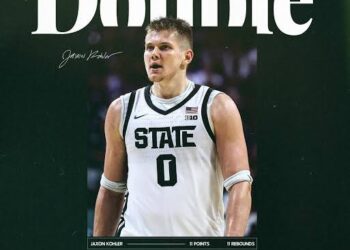 Mchigan State Men’s Basketball Star Guard  Jaxon Kohler Rejects $5.4 Million NIL Offers from Auburn and Kansas State to Stay at Michigan State, Head Coach Tom Izzo Vows to Make Him Program’s Focal Point…