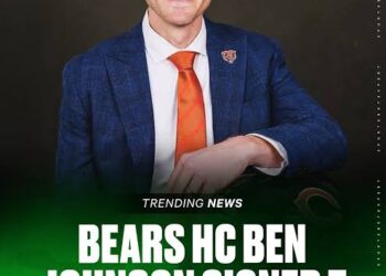 ESPN REPORT: Ben Johnson Chicago Bears  Head Coach Stuns College Football World, Rejects Jaw-Dropping $65 Million OCC Offer from Georgia, Notre Dame to  Remain With Chicago Bears ; ‘I Have No Plans Beyond Being the Head Coach… full Details.