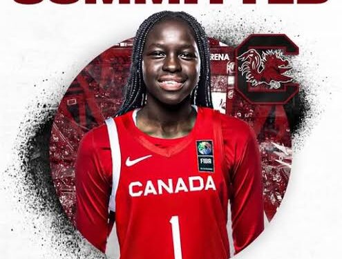 BREAKING NEWS🚨 5-Star No.4 Prospect in the Class 2025, SF Agot Makeer has Committed to South Carolina Boosting the Team’s Quality and Depth. Welcome to South Carolina.