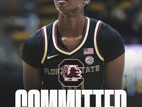 Breaking News: 4-star Standing 6’4″ and weighing 275 pounds Ta’Niya Latson has chosen South Carolina over top-tier programs, including Florida, Georgia, Michigan, Notre Dame, and North Carolina creating fuss….
