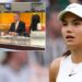 “During the match, Emma Raducanu makes a political statement that incites outrage.”