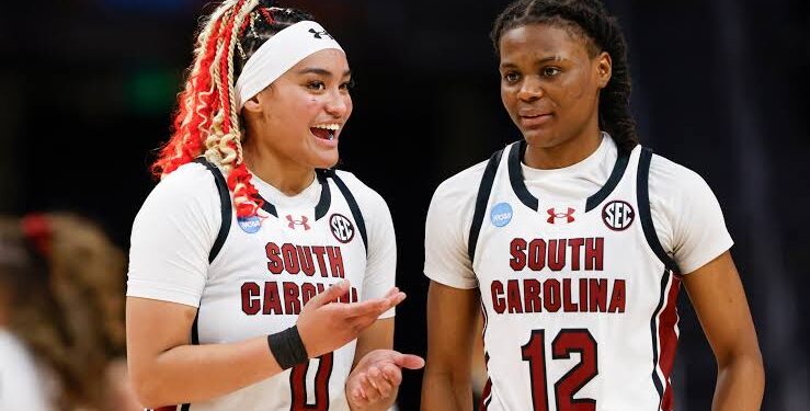 No. 1 seed South Carolina women blow past Presbyterian 91-39 to begin….