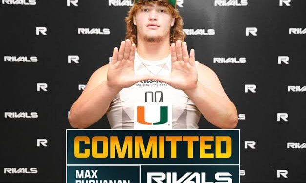 No.1 2025 American Player Shocks NFL World:Commits to Miami Hurricanes Over Ohio, Texas, BYU….
