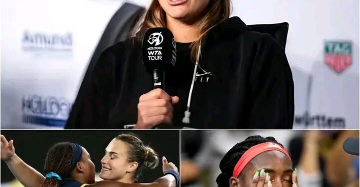 “Chaos in Madrid: Gauff Breaks Down After Shocking Racial Slur—Sabalenka’s 8-Word Response Stuns the World”