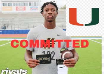 No. 1 Player on Board Commits  Miami Hurricane Over BYU, Auburn, LSU….
