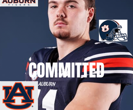 Auburn  Stun College Football World: Auburn Tigers Lands Nation’s No. 1 Overall Recruit Over Tennessee, BYU, and Michigan