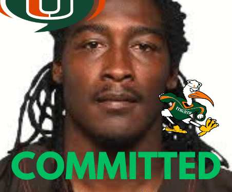 No. 3 Player in American Commits Miami Hurricane Over Mchigan, Tennessee, Nebraska…..