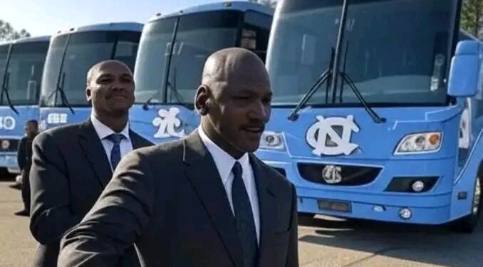 Michael Jordan Donates New Team Buses to UNC Basketball — The Touching Story Behind His Generous Gift Will Inspire You…