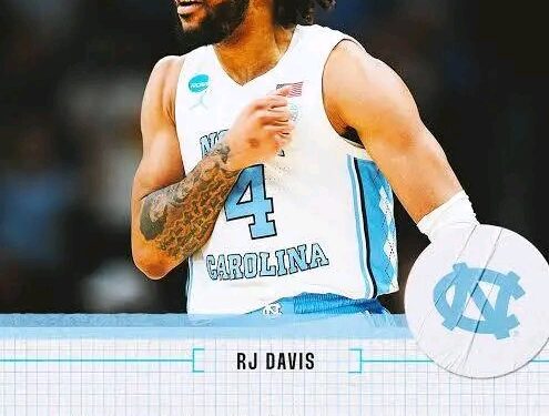 Breaking News: North Carolina Senior RJ Davis Wins 2025 Jerry West Award, Recognized as the Nation’s Top Shooting Guard by the Naismith Memorial Basketball Hall of…