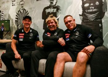 Lock it in! Strauchanie has convinced Fly and Leppa that he’s got what it takes to compete at AFL level again 🤣✍️