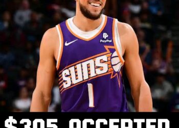 4-time NBA All-Star Devin Booker has officially accepted a blockbuster $305 million deal to join Lebron James and the North Carolina in a bold bid to dominate the NBA for years to come….