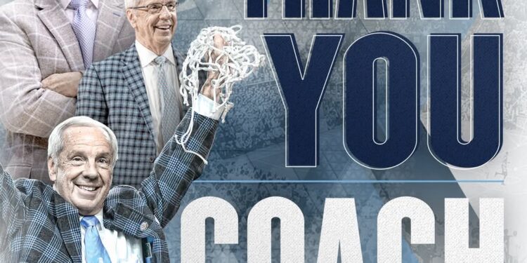 SHOCKING: After 33 years as a Hall of Fame head coach, our beloved Tar Heel Roy Williams is announcing his retirement….