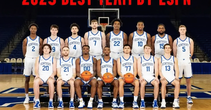 JUST IN: Kentucky Crowned Nation’s No. 1 Basketball Program for 2025 by ESPN! Otega Oweh Sparks a New Era with Elite Recruits and a Deep NCAA Tournament Run…