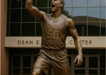 UNC to Reveal Tyler Hansbrough Statue at Dean E. Smith Center: Celebrating the Grit, Passion, and Legacy of a Tar Heel Champion