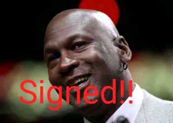 BREAKING: Michael Jordan Signs with North Carolina….