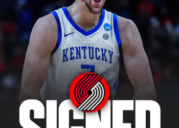 “Blazers Make Shocking Move: Unknown Kentucky PF Andrew Carr Gets NBA Shot – Fans Divided!”