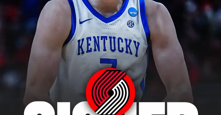 “Blazers Make Shocking Move: Unknown Kentucky PF Andrew Carr Gets NBA Shot – Fans Divided!”
