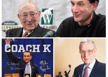 “Fans Furious Over GOAT Claims: Coach K vs. Wooden Sparks Outrage”