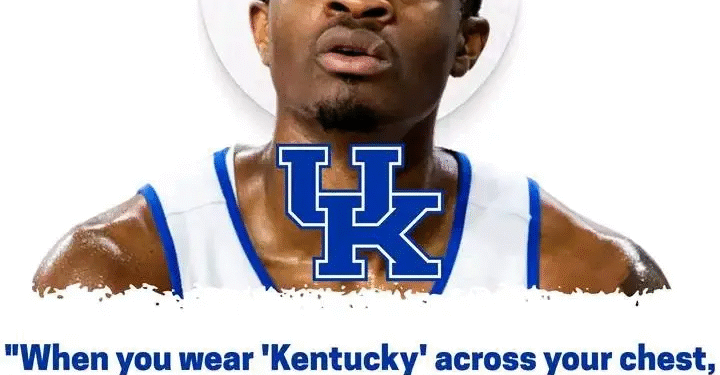 “‘It’s Bigger Than Basketball’ — Otega Oweh Delivers Emotional Message That Will Hit Home for Every Kentucky Fan!”