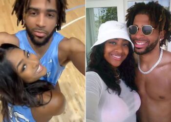 Congratulations: UNC point guard RJ Davis and his partner,  Deja Kelly, welcomed their New born baby today….