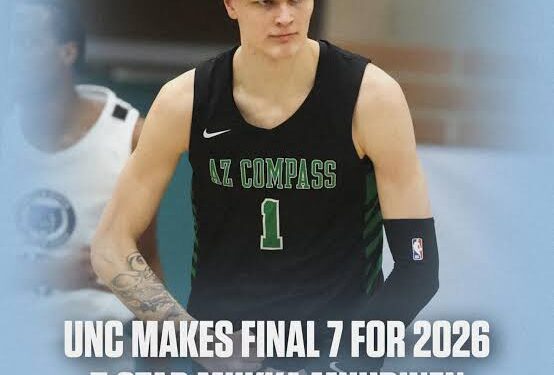 **IT’S DONE: Miikka Muurinen, a premier 5-star forward and standout in the class of 2026, has officially committed to North Carolina — a decision strongly supported by his mother, Jenni Laaksonen,…..