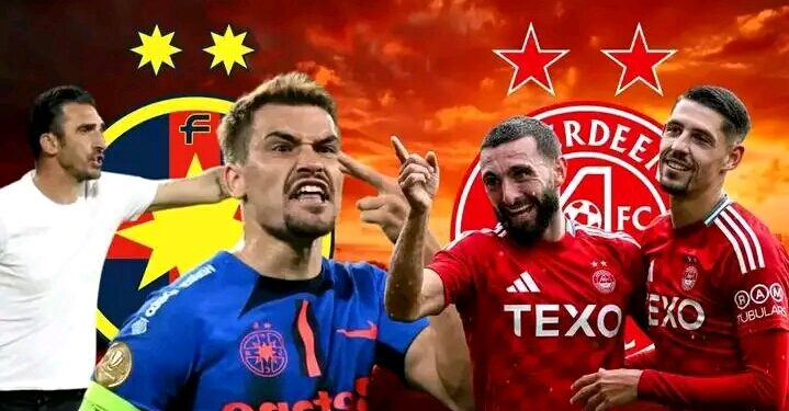 FCSB Umilită de FC Argeș Înainte de Aberdeen Șoc în Europa League Scoțienii Râd de Becali și Charalambous