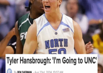 “The Shocking Decision That Rocked College Hoops: Tyler Hansbrough Snubs Rivals, Pledges UNC, and Sparks 21-Year Debate Over Tar Heel Dominance!”
