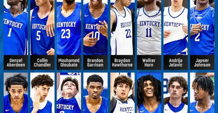 “Kentucky Unveils 2025-26 Roster—and It Could Be the Most Fearsome Lineup in College Basketball, Giving Fans Plenty to Celebrate”
